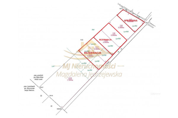 Żabia Wola, grodziski, Działka na sprzedaż
