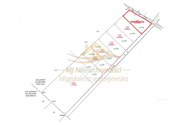 grodziski, Żabia Wola, św. Anny, 6 DZIAŁEK na sprzedaż w cenie ROD !